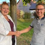 Carolin Vogel und Zweiter Bürgermeister Alexander von Ciriacy-Wantrup bilden künftig die SPD-Fraktion im Rückersdorfer Gemeinderat.