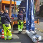 Die Arbeiten sollen voraussichtlich bis Anfang November beendet werden.