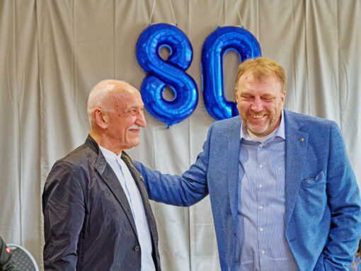 v. l. Josef Raab und Frank Hans-Peter Beck