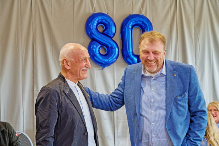 v. l. Josef Raab und Frank Hans-Peter Beck