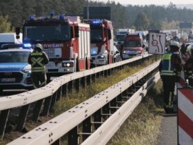 Auf der A3 ereignete sich am Dienstag ein Unfall mit zwei Sattelzügen.