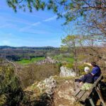 Blick vom Düsselbacher Wachfelsen.