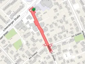 Dieser Bereich in der Altenfurter Straße wird ab Montag, 5. Oktober, gesperrt.