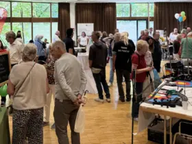 Bei den Ausstellern herrschte reger Andrang.