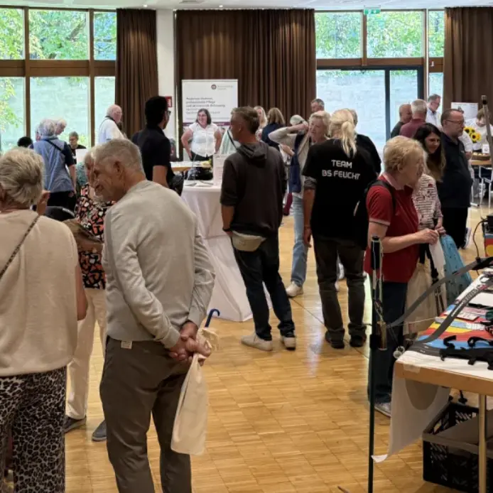 Bei den Ausstellern herrschte reger Andrang.