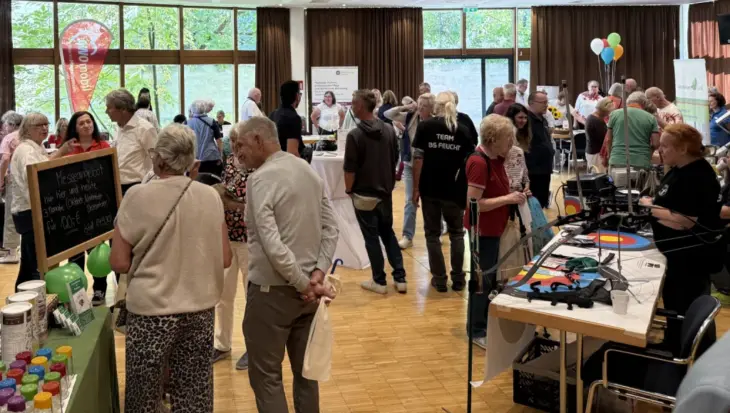 Bei den Ausstellern herrschte reger Andrang.