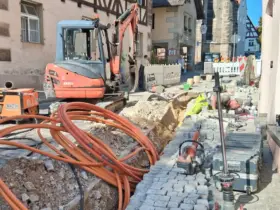 Die Sperrung betrifft den Bereich zwischen Einmündung Spitalstraße und Kirchplatz.